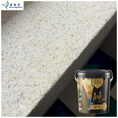Blue Kingfisher No-Wash Resin Bound Stone | High-Strength & Stain-Resistant for Walls & Floors