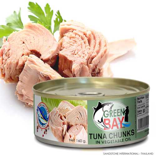 Canned Skipjack Tuna Chunks in Sunflower Oil 160 g.