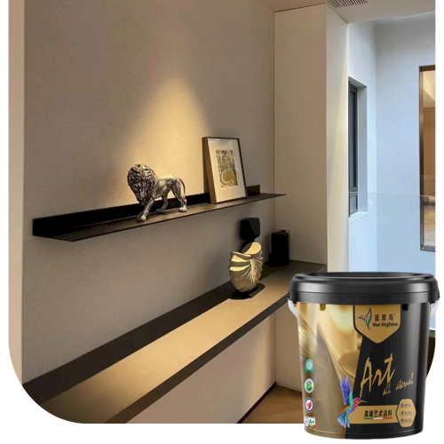 Blue Kingfisher Texture Paint Manufacturer Offers Direct Supply For Old House Renovation