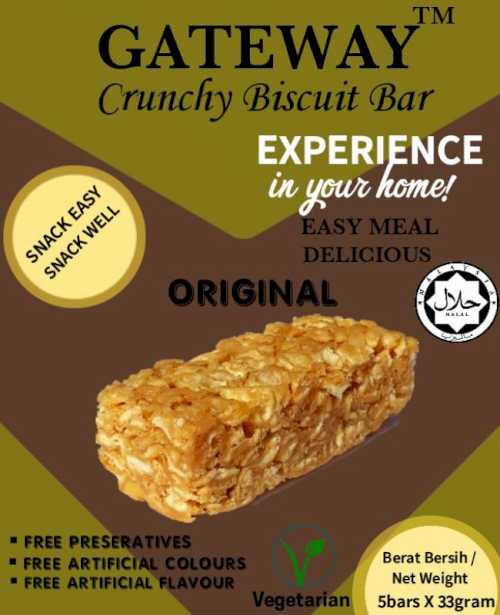 Crunchy Biscuit Bar- Original flavor