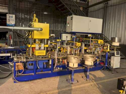 Pusher Type 100-125mm Metal Cutting Disc Making Machine Grinding Wheel Production Line