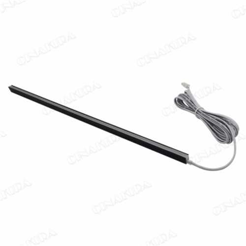 Recessed led light bar kitchen Cabinet Light Aluminum Profile LED Strip Backlight Channel Diffuser With Silicone cover