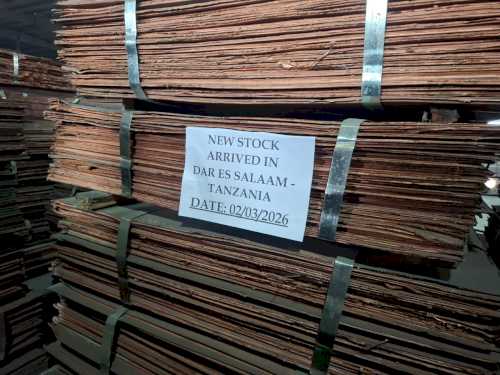 COPPER CATHODES CU 99.99%.