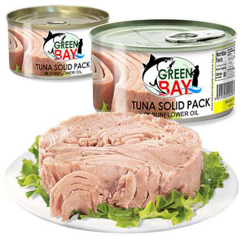 Canned Skipjack Tuna Solid in Vegetable Oil 200 g.
