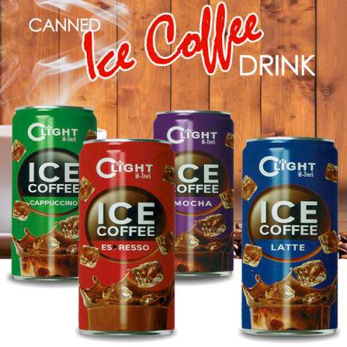 Canned RTD Ice Coffee Drinks 180 ml.