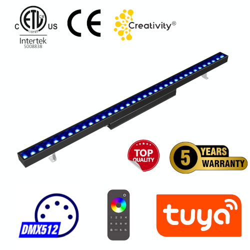 UL ETL Listed Top Quality IP67 Waterproof 32W 36W 50W 72W RGB RGBW LED Wall Washer