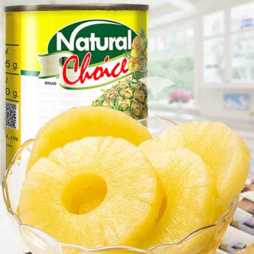 Canned Pineapple Slices in Light Syrup 20 oz. (565 g.)