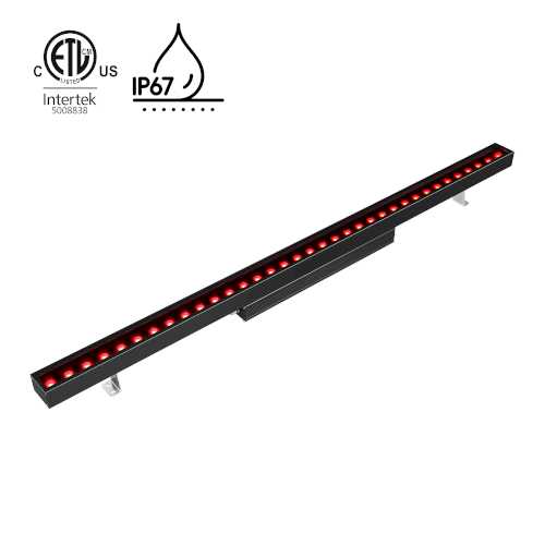 UL ETL Listed Top Quality IP67 Waterproof 32W 36W 50W 72W RGB RGBW LED Wall Washer