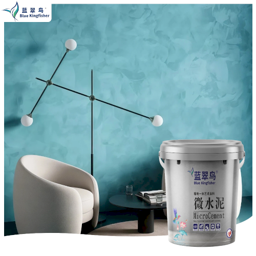 Blue Kingfisher Waterproof Resin Bound Stone Finish | Bathroom and swimming pool waterproof, mildew resistant and won't peel off