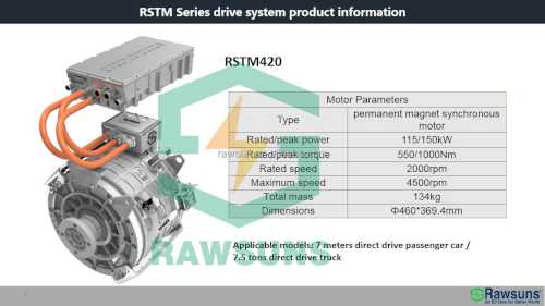 Electric Engine 120Kw 800Nm Marine Electric Motor Conversion Kit Ev Car Conversion Kit for Boat Yacht