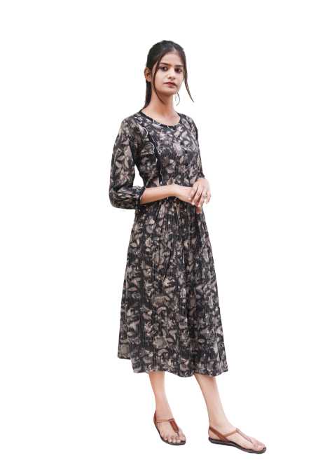 Block print cotton one piece