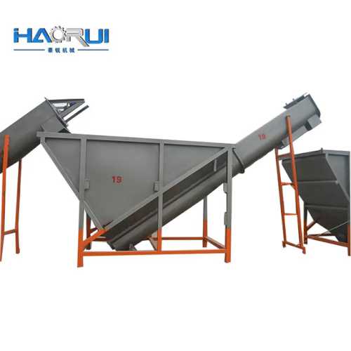 Automatic 500-6000kg/h PET Bottle to Polyester Fibre Machine for Plastic Recycling Line