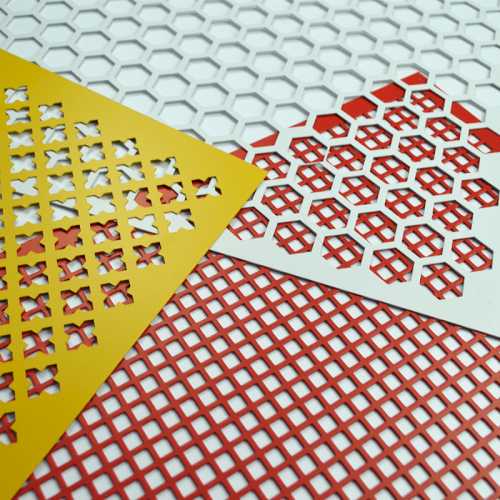 Perforated aluminum sheet