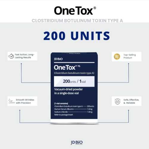 One Tox 100U/200U Premium Botulinum Toxin