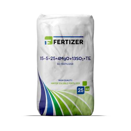 15-5-25+4MgO+13SO3+TE Water Soluble NPK Fertilizer